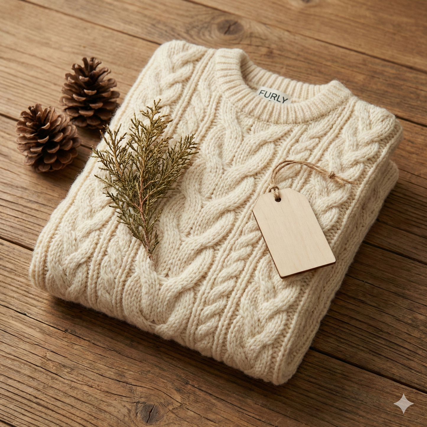 sheep’s cable knit