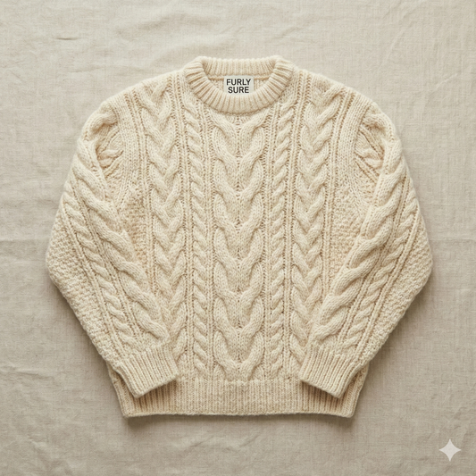 sheep’s cable knit