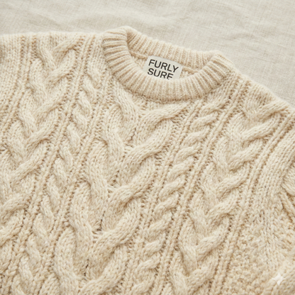 sheep’s cable knit