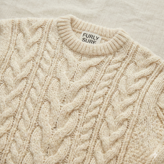 sheep’s cable knit
